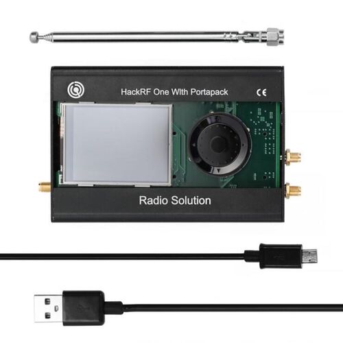 PortaPack H1 用于HackRF One控制1MHz-6GHz全功能无线电收发信机