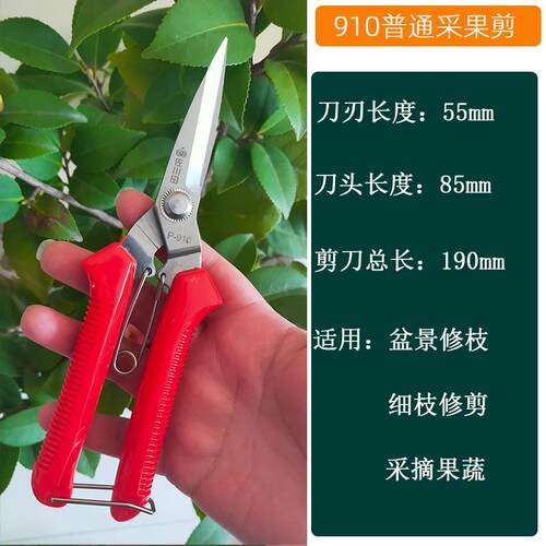 佐川田稀果剪花椒采摘摘果剪刀采果剪葡萄疏花剪修花修枝剪柑橘子