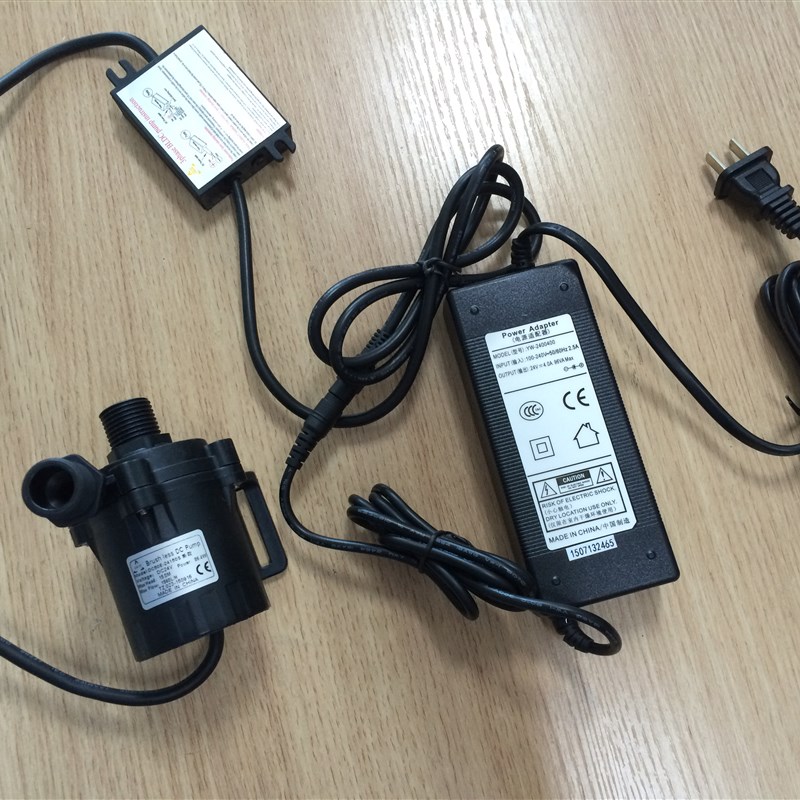 24V新款无刷直流增压泵DC50E-24150S 100 高扬程15.米 太阳能