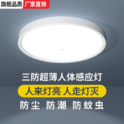自动感应灯人来即亮人走即灭