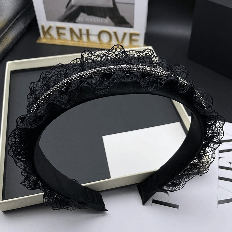 Kenlove发箍蕾丝公主风镶钻发饰