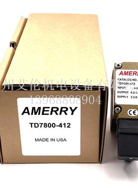 美国阿梅里 电气转换器比例阀 替代仙童 TD7800-412