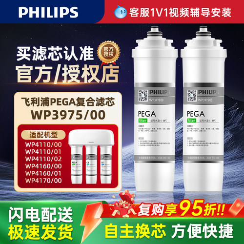 飞利浦WP3975/00-PEGA原装复合活性炭滤芯WP4160/WP4170/WP4186