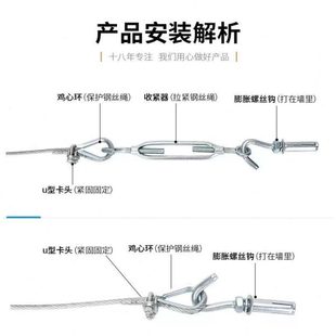 环心夸套环环环皮心形三角钢丝环口保护鸡绳环保护鸡钢丝绳心环