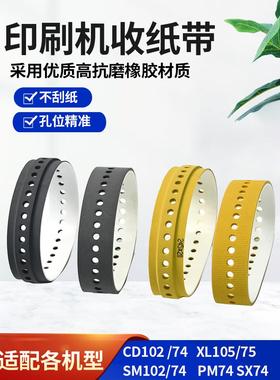 海德堡印刷机XL105 CD102xlL75 SM74尾部输收纸轮吸风带34孔皮带