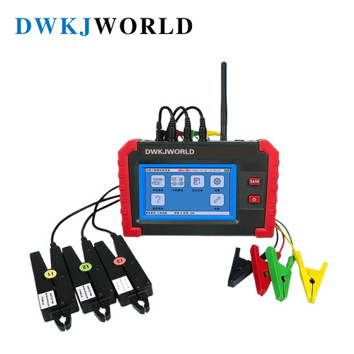 DWKJWORLD 无线三相相位伏安表 相位表 FA-867 套