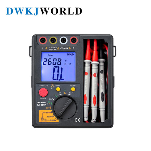DWKJWORLD 绝缘电阻万用表 FA880A 台