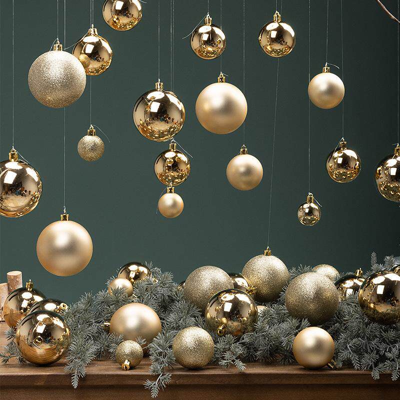 圣诞球24PCS圣诞树挂件装饰球