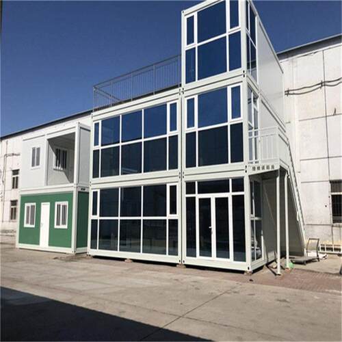 双层打包箱房 打包式集装箱 打包厢房 钢结构设计 方便拆卸