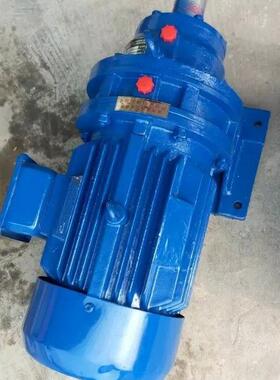 常武WB120/摆线针轮减速机卧式速比1/23带0.37KW普通电动机