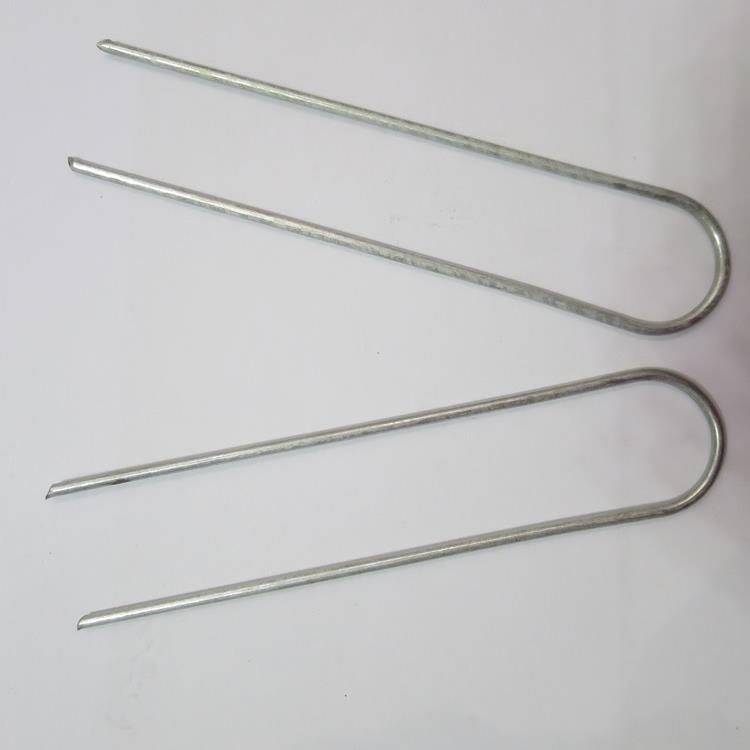 绿色U型草皮钉人造草皮固定钉