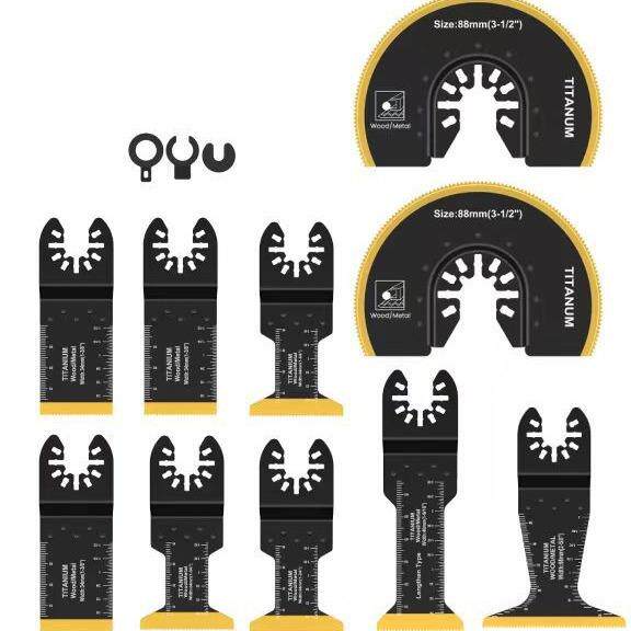 万用宝锯片 10件套双金属镀钛锯片套装 金属锯片 木工锯片