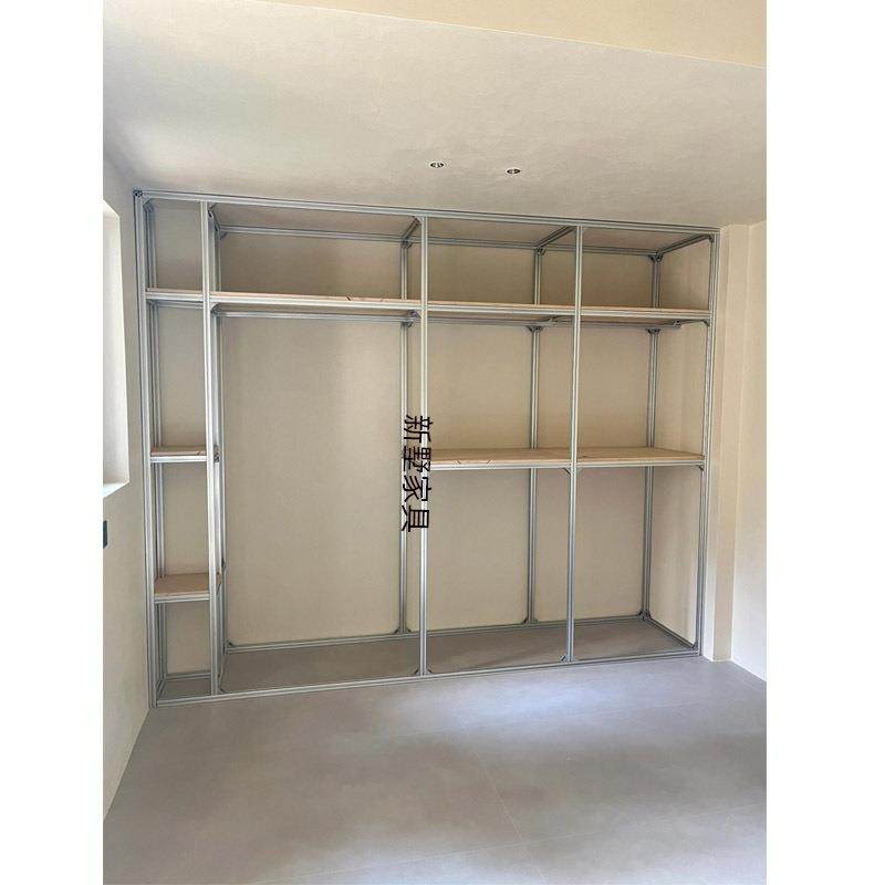 工业风铝型材落地式框架海洋板层架专用底座托架承重底架多层隔板