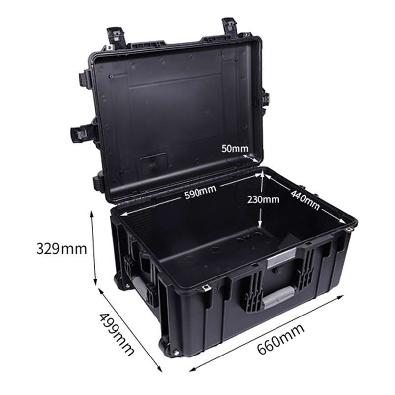 多媒体控制仪表内嵌防护箱塑料三防箱D6632鼎阳防护箱
