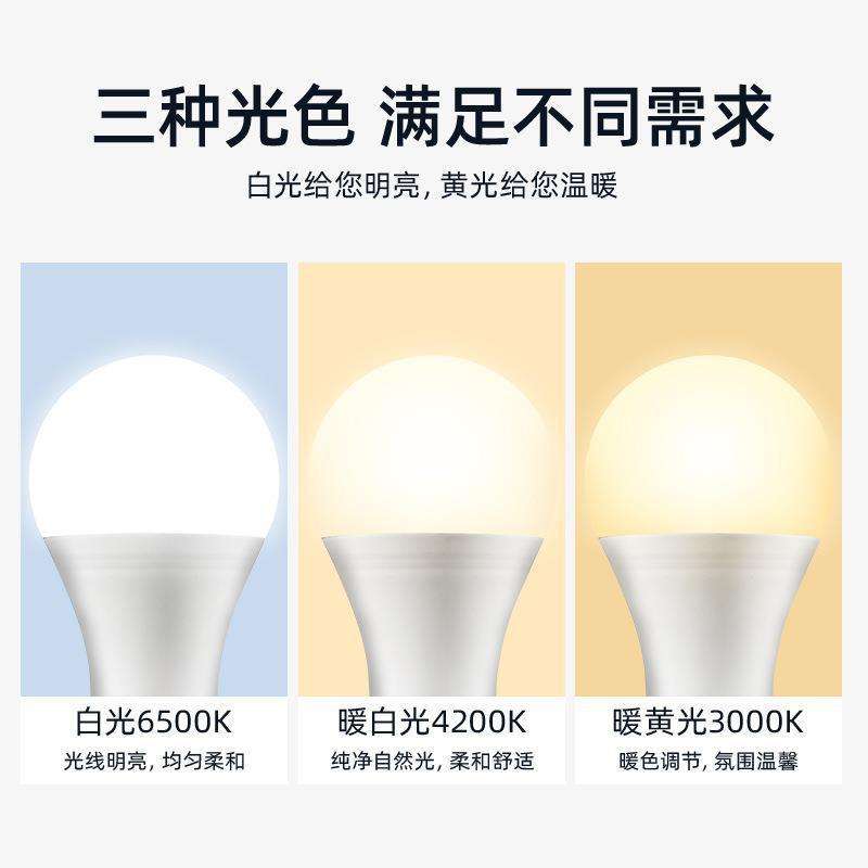 #乚ed照明灯led灯3wled30瓦ied10瓦led灯泡节能灯e27接口超亮20