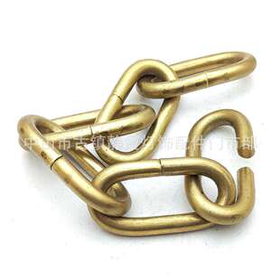 铜吊链 铜锁链 链子链条灯饰灯具配件直径8mm铜链子 吊灯配件