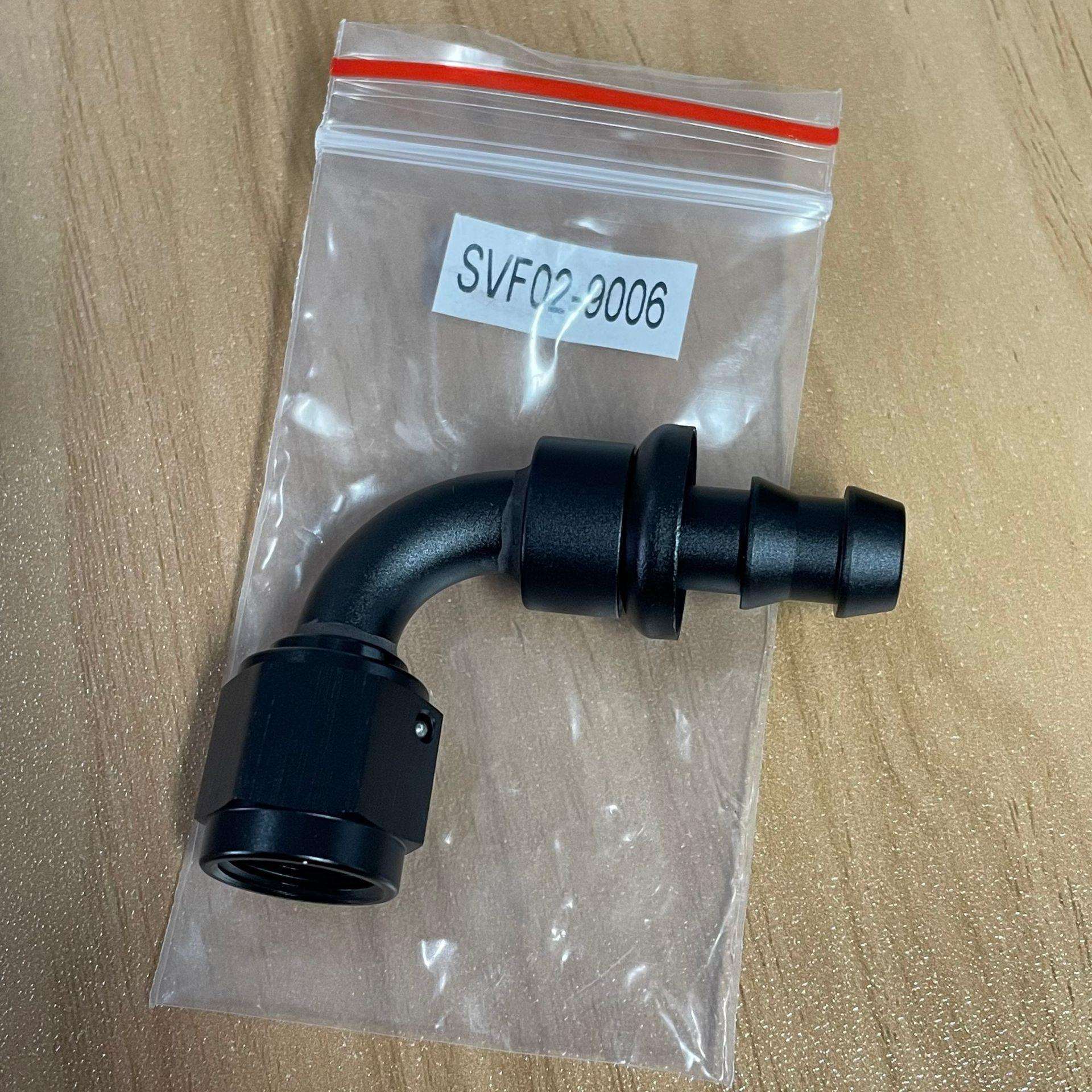 90度AN6 AN12推进式PUSH-ON改装油冷器油管快速接头插入式插管式