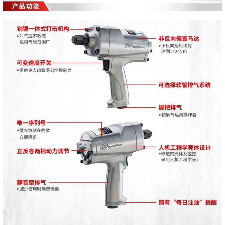 Ingersoll Rand英格索兰259气动冲击扳手 3/4
