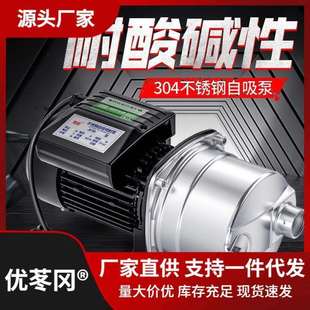 不锈钢抽酒泵泵自动吸水泵自吸泵高扬程增压泵家用井水抽水泵