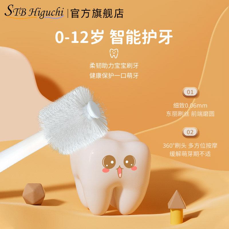 极速STB360度蒲公英婴幼儿牙刷儿童1-2-3-6-12岁V以上婴幼儿乳牙