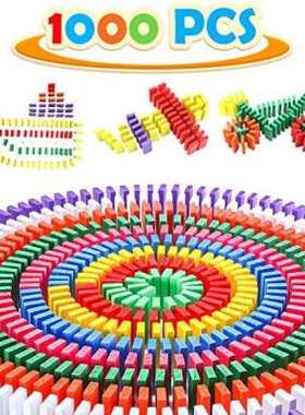 极速1000PCS for Kds Wotoden Buldng Blocks Bulk Domnoes Set