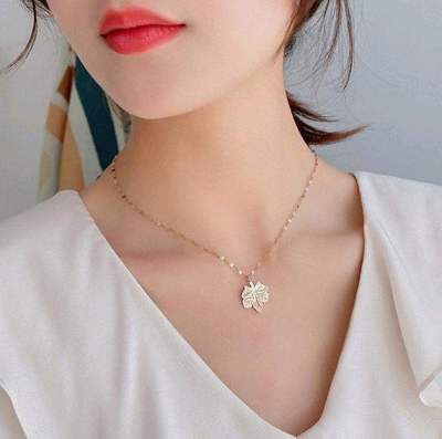 极速Koreane version of new temperament Necklace does not fad