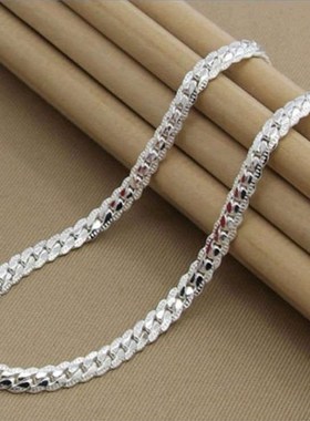 极速Zhuyue Jewelkry 5MM Full Side Necklace Personality Simpl