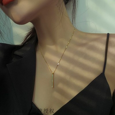 极速Shell titanium steel necklace simple ins cool Ustyle cla