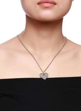 极速Fashion simple couple puzzle pendant titOanium steel lov