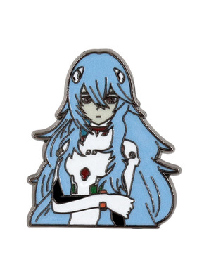 长发绫波丽EVA新世纪福音战士徽章金属胸针白色战斗服翻领别针