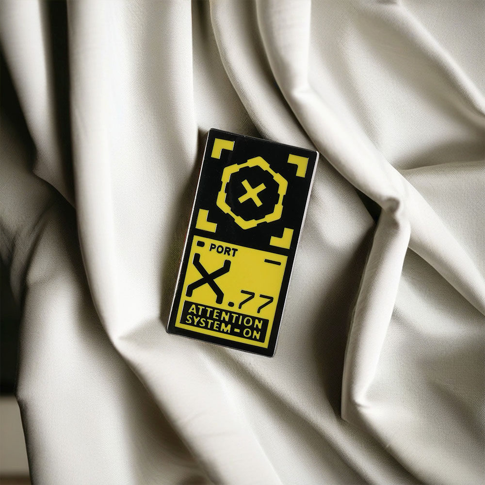 赛博朋克徽章胸针2077电源端口珐琅别针徽章游戏周边玩家收藏