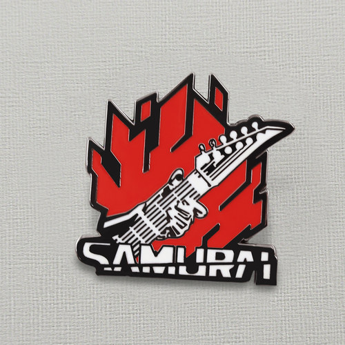 赛博朋克2077武士标志徽章胸针