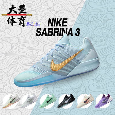 Nike男女蓝色低帮实战防滑篮球鞋