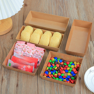 牛皮纸船餐盒炸鸡油炸食品防油一次性小吃餐盘子船型薯条打包餐盒