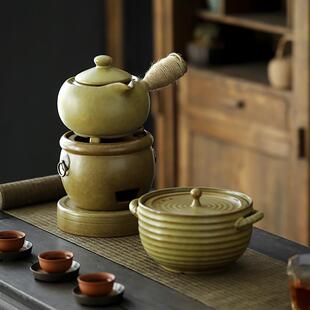 功夫茶炉炭炉风炉仔煮茶器陶瓷烧水壶养生陶壶复古户外烤肉烧烤