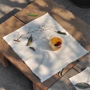 棉麻布艺北欧ins风家用隔热杯锅碗水壶防烫菜盘垫子 餐桌垫中日式