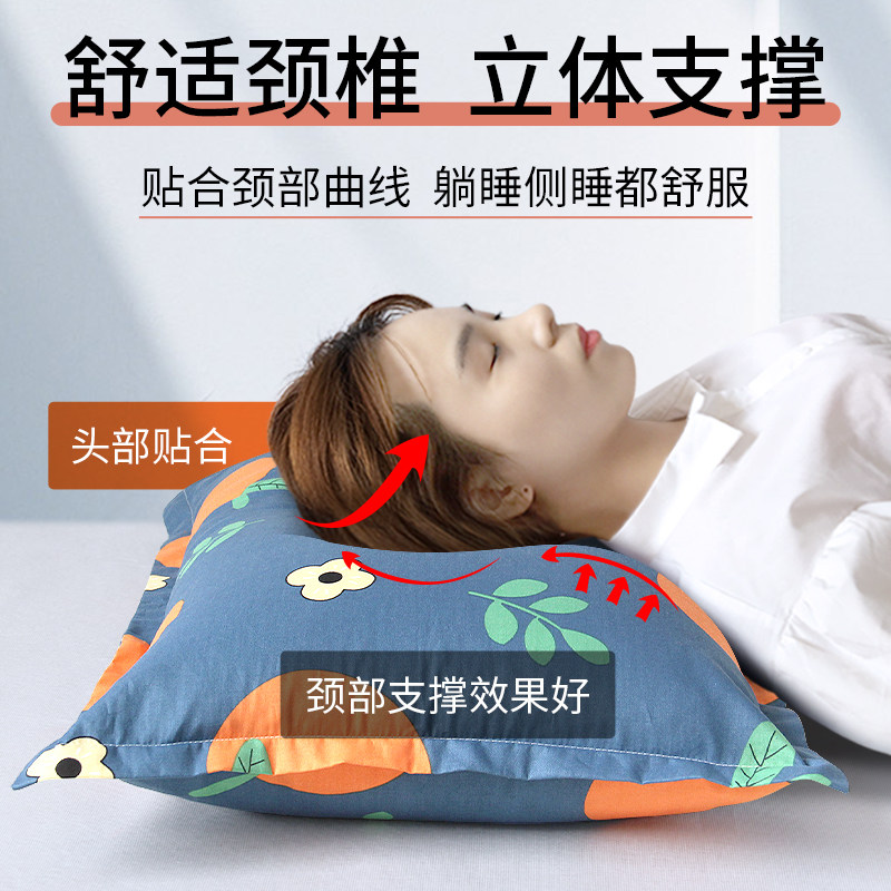 极速荞麦枕头成人学生儿童枕头纯荞麦皮I全荞麦壳枕芯护颈椎枕大