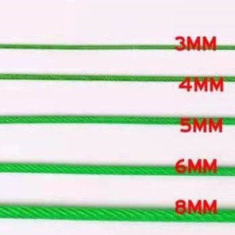 极速晾衣绳户外加粗钢l丝绳室外家用晒被子绳包塑钢Y丝阳台挂衣服