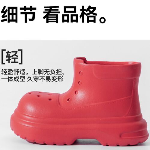 新品2026新款网红款q雨鞋女外穿防水防滑短筒加厚增高成人钓鱼水