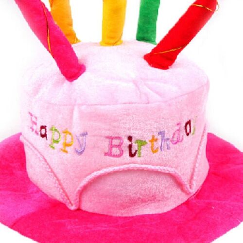极速Birthday Cake Candle Hat Short Plush Adult PartVy Amusem