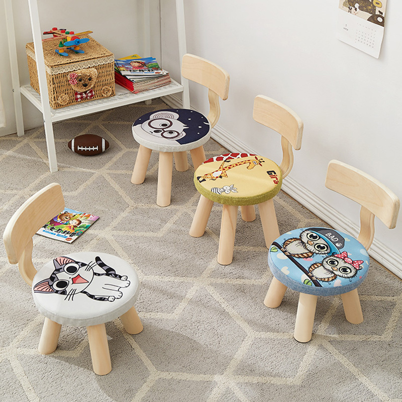 极速凳子家d用靠背小椅子客厅沙发凳实木小凳子儿童板凳门口换鞋