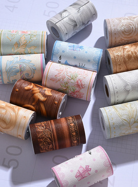 极速3D waist line wallpaper skirting Hline Decorative sticke