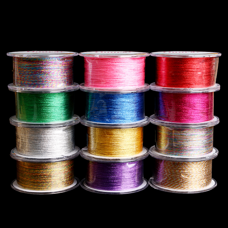 极速DIY金银线彩金线中国结手工C编织缠绕线股线流苏金丝线手链项