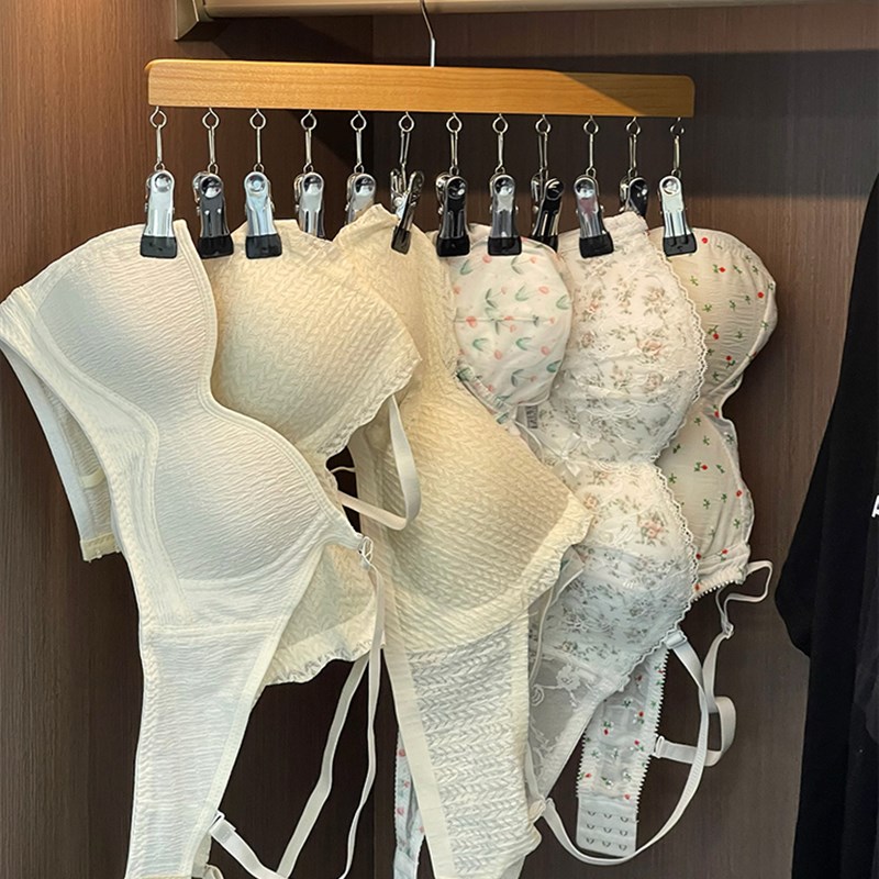 极速晾衣架多夹子内衣袜子神器家用不H锈钢夹子室内裤晒衣多功能