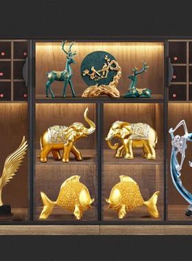 极速2023新款家居客厅酒柜电视柜装饰品摆件玄关S桌面乔迁新居轻