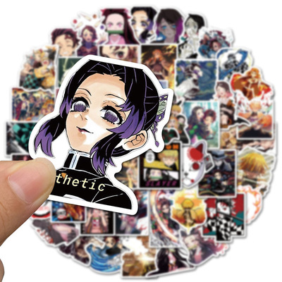 极速10/30/50Pcs Anime Demon Slayer Sticker AestheticX Kimets
