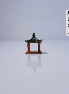 极速热卖微型g树脂仿古亭摆件奇石山水盆景假山沙盘枯山水微景造