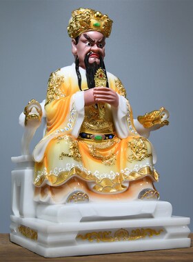 极速汉白玉龙五爷神像广济龙王菩萨财神爷佛像摆件工艺.品居家供