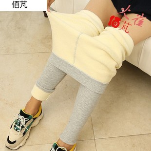 新款 极速加绒 薄款 女外穿春秋冬季 加厚女士高腰大尺 不加j绒内搭裤