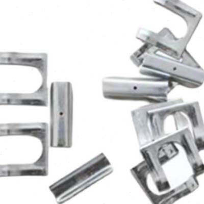 极速促厂新防风卡槽m蔬菜温室大棚配件热浸镀锌钢管骨架固定卡扣